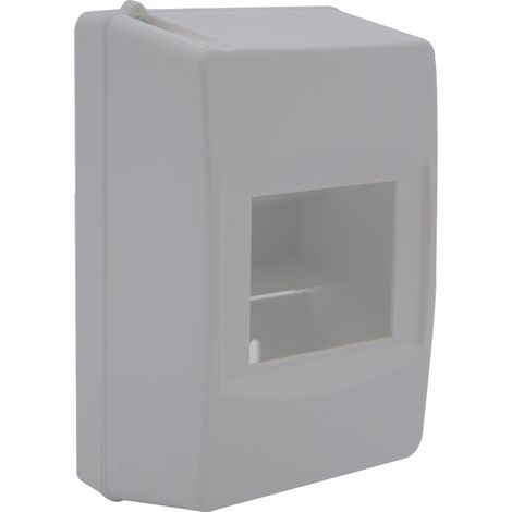 ETTROIT Centralino elettrico da parete 4 moduli IP40 bianco RAL 91682 senza portello - DB101034