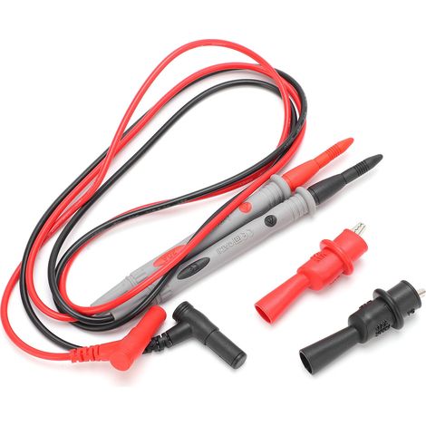 Cordon de test multimètre P14A 4 mm avec pinces, accessoires antidérapants pour bricolage, kit de fils de mesure (1/5)