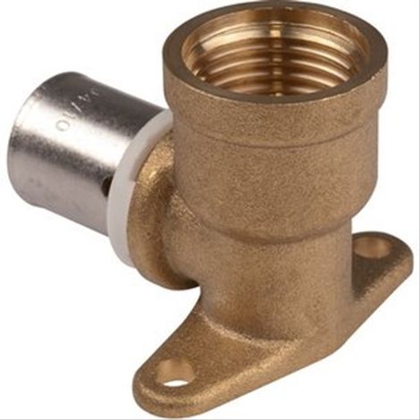 Lot de 10 coudes appliques PER à sertir Ø20 - femelle 1/2'' (15/21)