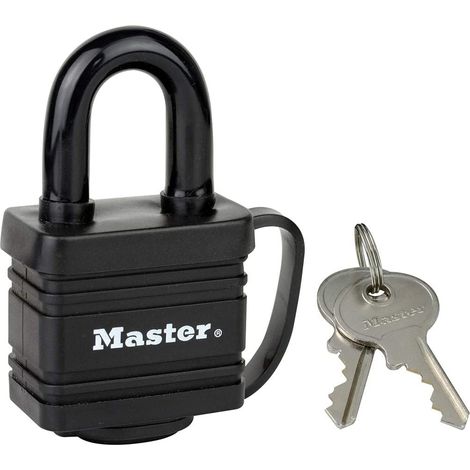 MASTER LOCK - LUCCHETTO IMPERMEABILE NERO MM 40