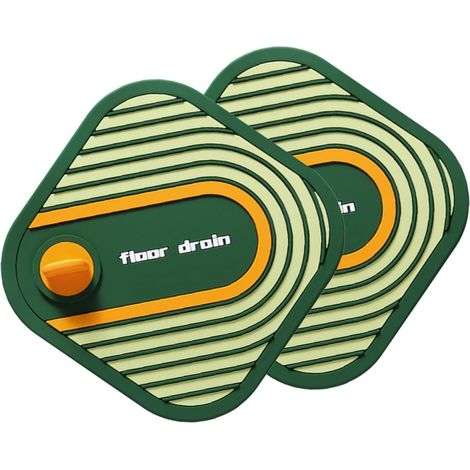 Couvercle de bonde en silicone en 2 pièces anti urine et