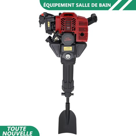 1900W 52CC machine à creuser des arbres essence gaz alimenté pelle portable essence moteur creuser des arbres 6500r / min (1/5)