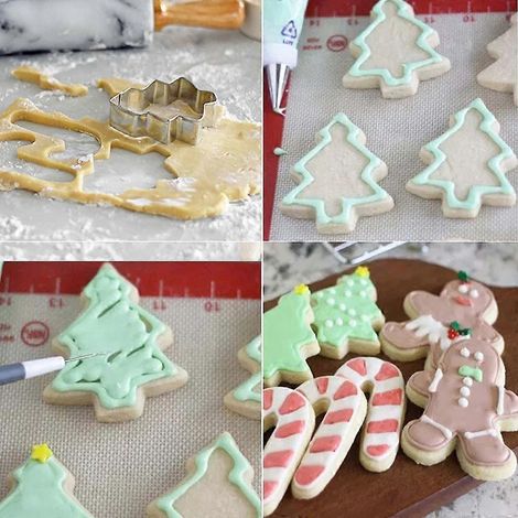 Emporte-pièces de Noël (15 pièces) - Moules à biscuits - Emporte-pièces pour glaçage et fondant (1/4)