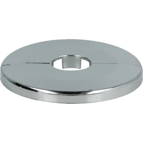 Rosace à clipser chromé diam. 18 mm, 65 mm, H 6,5 mm