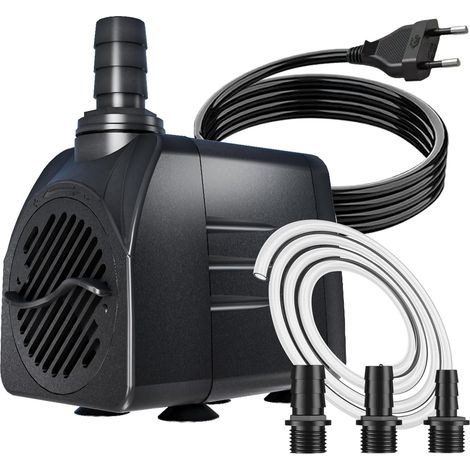 Pompe Submersible 25W 1800L/h   Pompe pour Étang, Fontaine & Aquarium Ultra Silencieuse [Protection Surchauffe] (1/5)