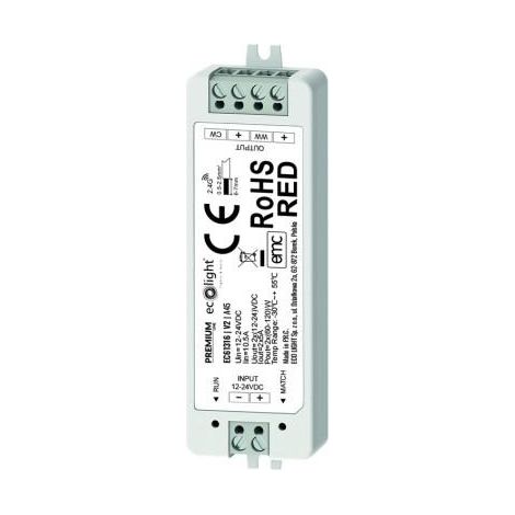 CONTROLLORE RF CCT V2 A 2 CANALI 12-24V 60/120W