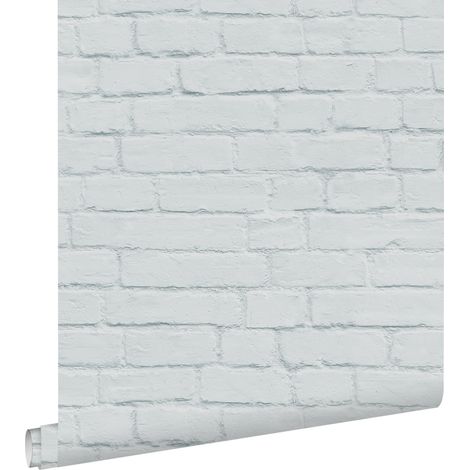 papier peint brique gris clair - ESTAhome (1/5)