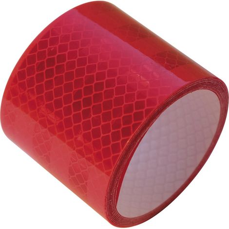 LAS Reflektorband 55mm rot selbstklebend 2 m Anhängerzubehör (1/5)