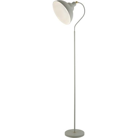 Searchlight Xenon Lampadaire Taupe Métal