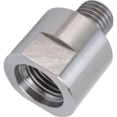 Adaptateur de broche de poupée fixe 1 pouce 8TPI mâle vers 1-1/4 pouce 8TPI femelle pour tour à bois (1/5)