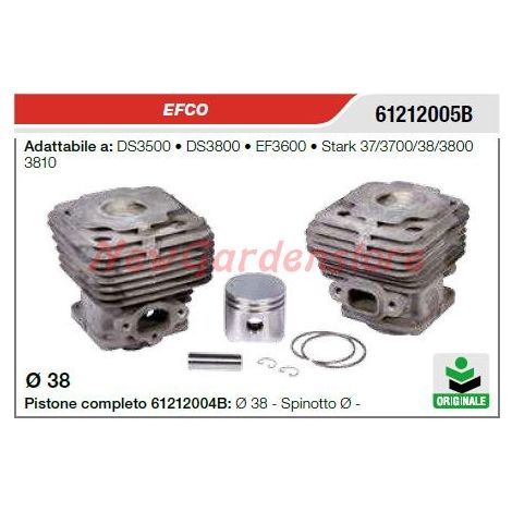 Segmento cilindro pistón Motosierra EFCO DS3500 3800 EF3600 61212005B