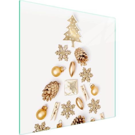 Protezione in vetro per piano cottura 50x52 cm, ideale per Natale (1/5)