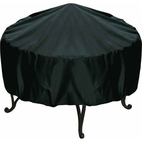 Housse de Protection pour BraséRos Barbecue ImperméAble Rond,Coupe-Vent, Housse brasero RéSistant à la DéChirure,Tissu Oxford 210D Housse pour Foyer Barbecue,Housses pour BraséRos (120x75cm) (1/5)