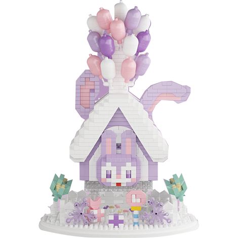 Micro jouet de construction 3D mini blocs Maison Ballon Assemble DIY Puzzle Set Enfant 3999 Pièces Type 2 (1/5)