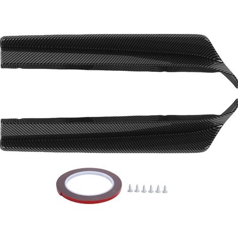 2 pièces diffuseur latéral de pare-chocs arrière gauche droite léger facile à installer remplacement pour Impreza WRX STI VA 2015-2021 Style fibre de carbone. (1/5)