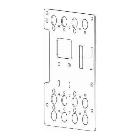 Placa de marco deslizante BTI9250SFB para M2 250 fijo interconectado