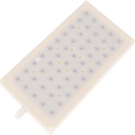 Accessorio Doccia Rettangolare in ABS Beige – 22 x 10,9 cm – peso Leggero, Pratico, Facile Installazione (1/5)