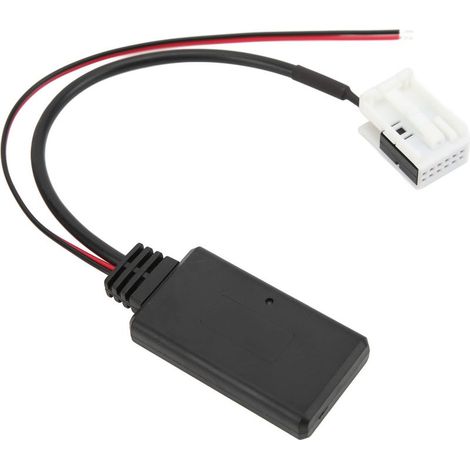 1 adaptateur audio Bluetooth AUX 12 broches pour autoradio Citroën C2 C3 C4 C5 C6 C8 Peugeot 207 307 308 407 607 807 (1/5)
