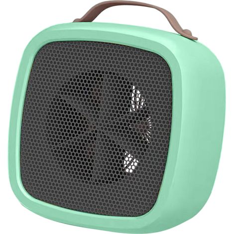 Mini Chauffage Ventilateur Électrique Portable avec Poignée Bureau Hiver Chauffe Confort Maison Bureau Protection Surchauffe Prise CN 220V (1/5)