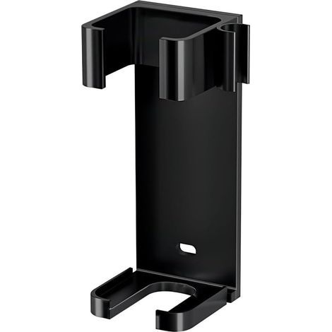 Supporto da parete per asciugacapelli, supporto adesivo in acciaio inox per piastra per capelli, organizzatore per bagno domestico (1/5)
