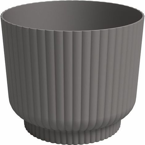 Pot de fleur - ARTEVASI - Miami Wavy - 30 cm - 13 L - Anthracite (1/2)