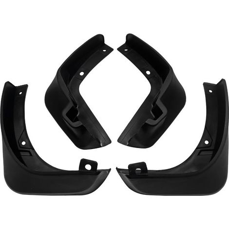 Suitable for modifying the front fender of the Nissan Micra K13 2010-2013, in black.