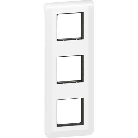 Support Et Plaque Mosaic 3x2 Vert.blanc Kit Support Et Plaque Modulaire Verticale - Legrand (1/2)