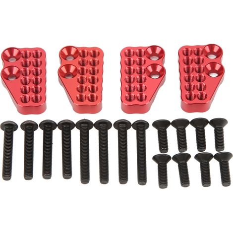 amortisseurs avant et arrière en métal poreux, références fixes, pour voiture RC Axial Capra 1.9 UTB AXI03004 (rouge). (1/5)