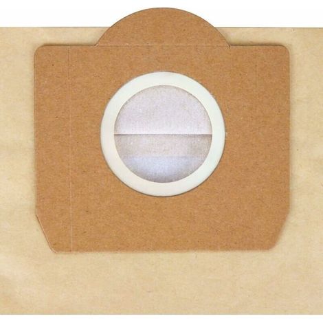 Sacs Aspirateur pour Karcher WD3. WD3P. MV3 - 5 Lots de Sacs Filtrants en Papier de Rechange pour Aspirateur Wet & Dry - Pièces Détachées et Accessoires pour Karcher WD3 Premium. (1/5)