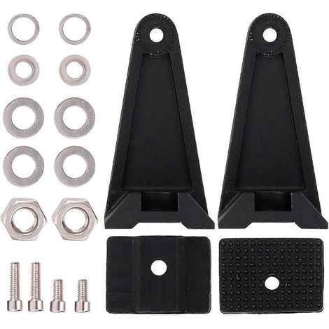 1 paire de supports latéraux pour feux de voiture, support de montage pour barre lumineuse LED pour camion tout-terrain-9X4.5cm-Black (1/3)