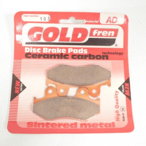 Bremsbelag Gold Fren für Quad Yamaha 450 Yfz S 2006 bis 2010 (1/3)