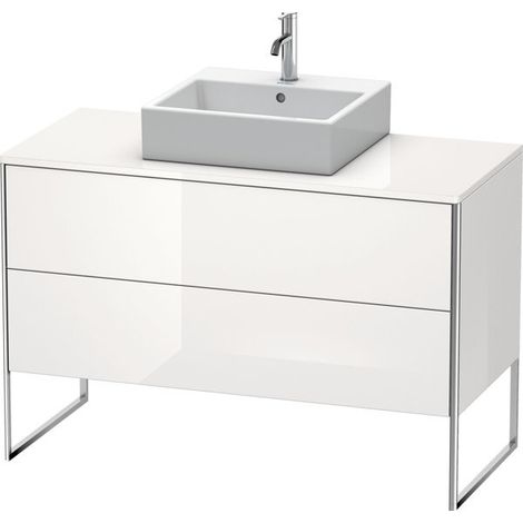 Lavabo consola Duravit XSquare, apoyado en el suelo, 2 (1/2)