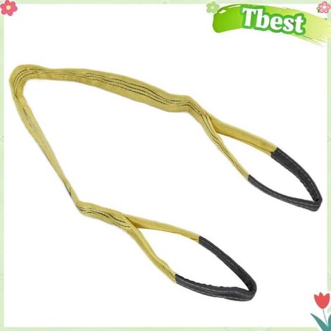 Tbest Élingue de sangle Élingue de Levage Sangle de Levage Plat Sangle Haute Résistance manutention elingue 5 m / 16,4 pieds ou (1/5)