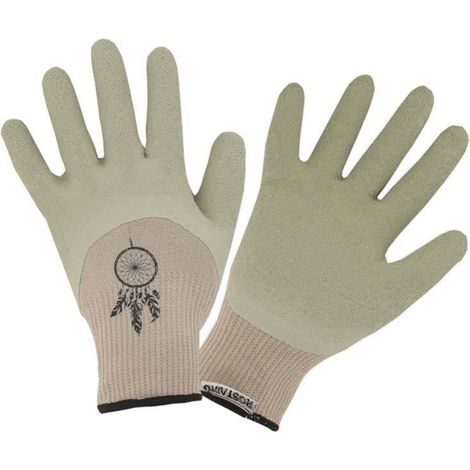 ROSTAING Boho Gartenhandschuh aus Bambusfaser, Größe 7 ROSTAING