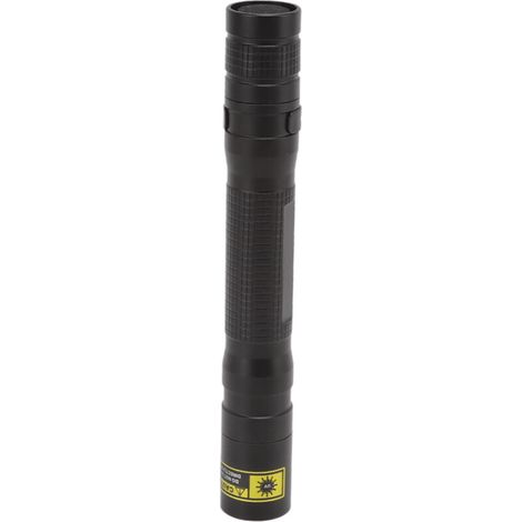 UV Flashlight 365nm Pen Clip Aluminium Alloy Button Control Multi Purpose Blacklight Flashlight for Money Jewelry Curing (1/5)