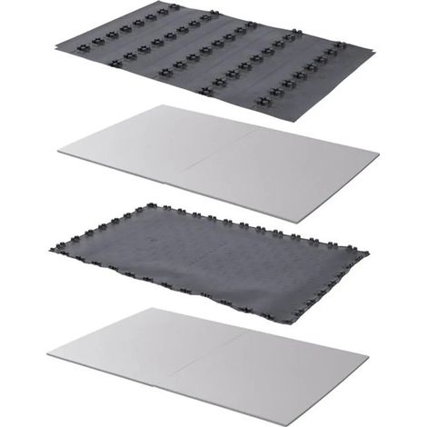 Uponor Nubos Set distribuidor/puerta de tetones EPS 30-2 14-16mm 1447x900x48mm, 1016701