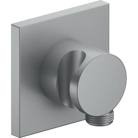 KEUCO Schlauchanschluss IXMO m BrHlt Rosette eckig alu-fin (1/5)