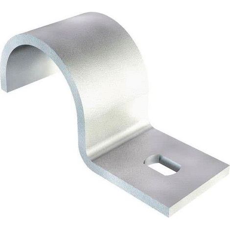 OBO Bettermann Collare di fissaggio monolappato 25mm Acciaio zincato a caldo, 1014501