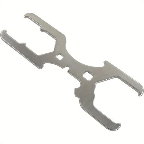 Tournevis 3 en 1 pour tuyaux d'évier, compatible avec les écrous de 44, 51 et 63,5 mm (1-3/4 po, 2 po et 2-1/2 po). (1/5)