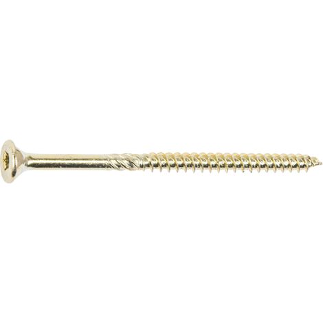 Schmid Schrauben Holzbauschrauben 5.0 x 80 mm TX 25 Senkkopf - 100 Stück Spanplattenschrauben & Holzbauschrauben
