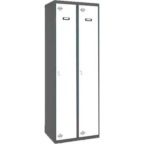 Taquilla 1800x600x500 SIMONLOCKER PROFESIONAL SINGLE 2/2 300 (600) AN/BL marca SIMONRACK