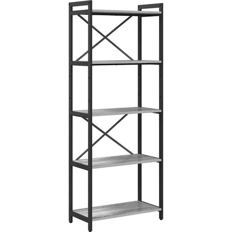 Maison Exclusive - Bücherregal Grau Sonoma 60 x 30 x 155 cm Holzw