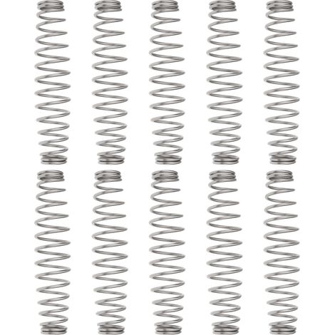 10 Ressorts de Rechange pour Sécateurs à Micro-pointes de 5,08 Mm Poignée Souple Longueur 23-40 Mm pour Outils de Jardinage Et Sécateurs (1/5)