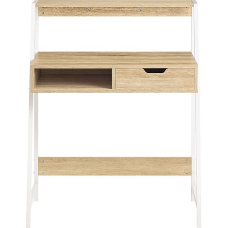 SoBuy Home Office Table Desk Computer Desk Workstation with Storage Shelf,FWT63-N