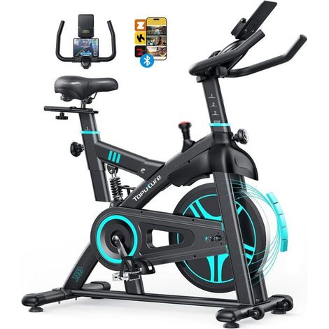 Vélo d'appartement - ZVVN - Toputure - Connecté - Résistance magnétique - 160 kg max