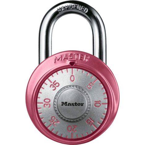 Master Lock 1530DPNK Lucchetto a Combinazione, Rosa, 1 confezione