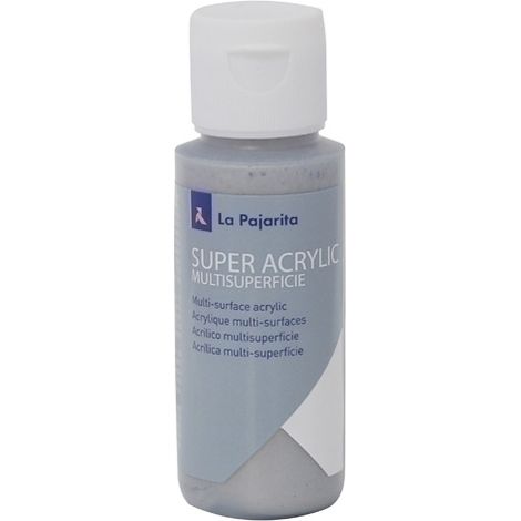 PINTURA ACRIL.PAJARITA 60 ml PLATA A-50 - Pack de 6 unidades