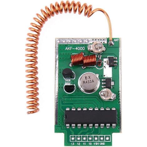 Kit de module émetteur de télécommande sans fil Large Power 4km 433Mhz (1/5)