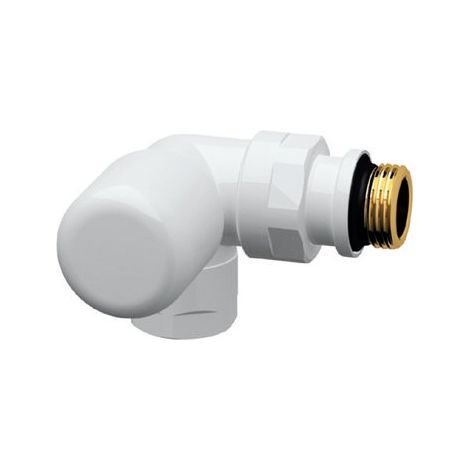 VALVOLA TERMOSTATIZZABILE AD ANGOLO DESTRO TOPFAR- 1/2 Bianco Lucido- FAR- pezzi 1