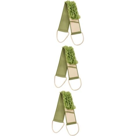 Sollbry 3 Pièces Boule De Bain De Boue Baignoire Débarbouillettes Chiffon à Récurer Outil Exfoliant Pour Le Dos Laveur De Dos De Bain Serviette De Bain Corps (1/4)